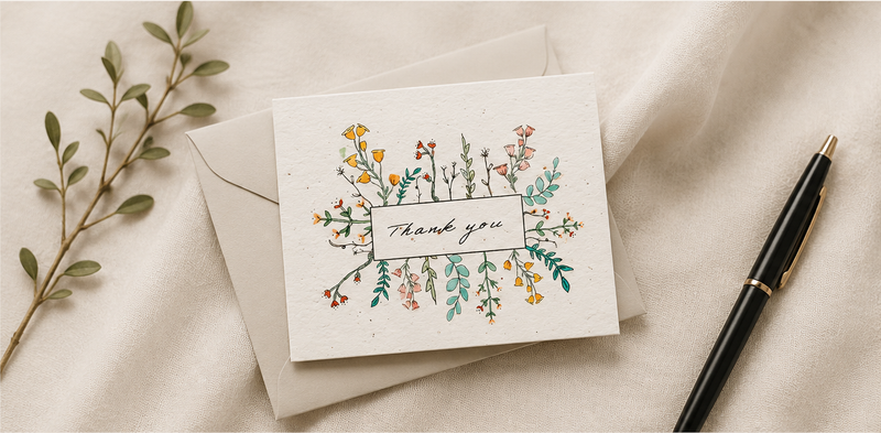 Wildflower Seed Paper Greeting Cards