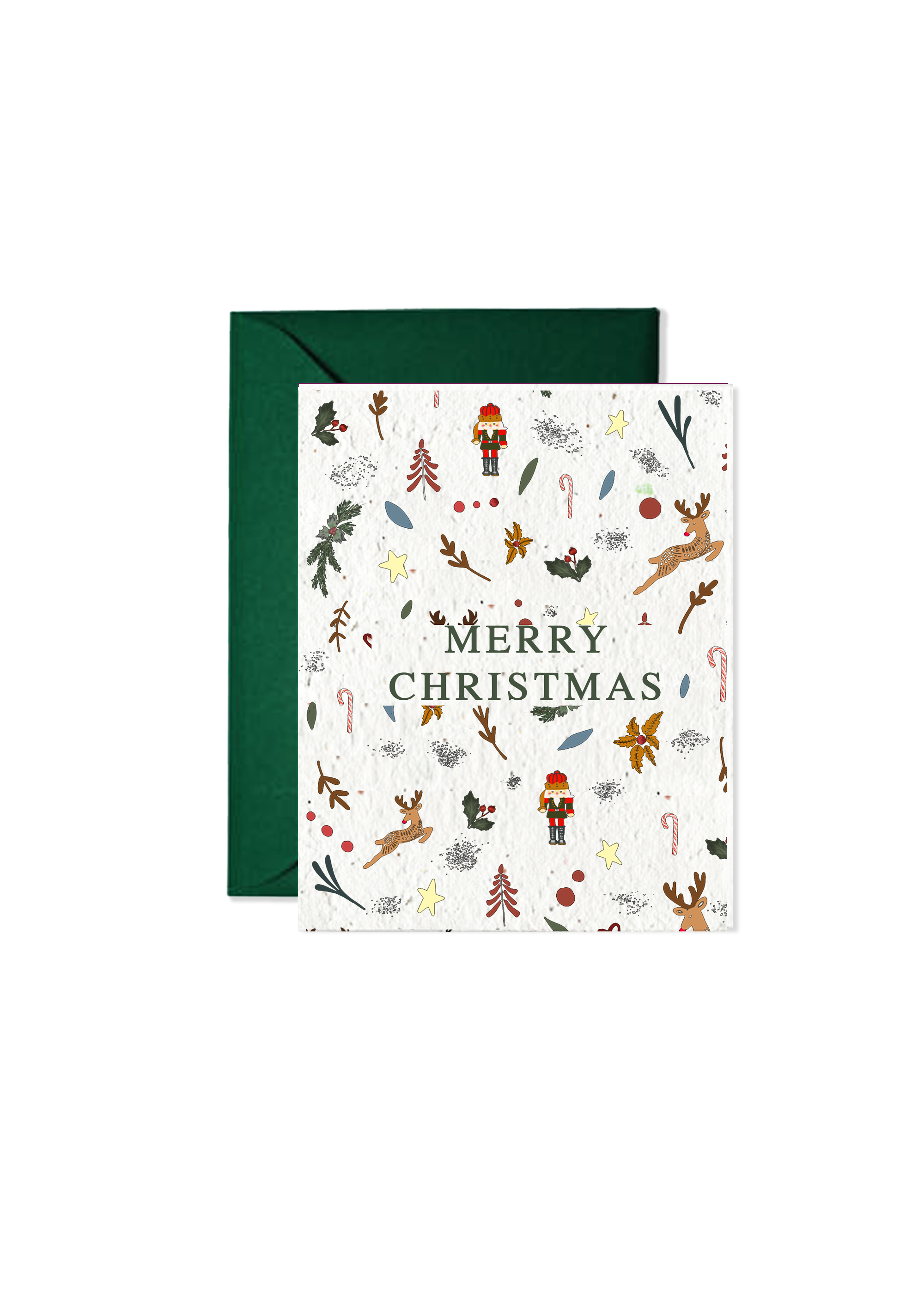 Whimsical Christmas Wildflower Wishes