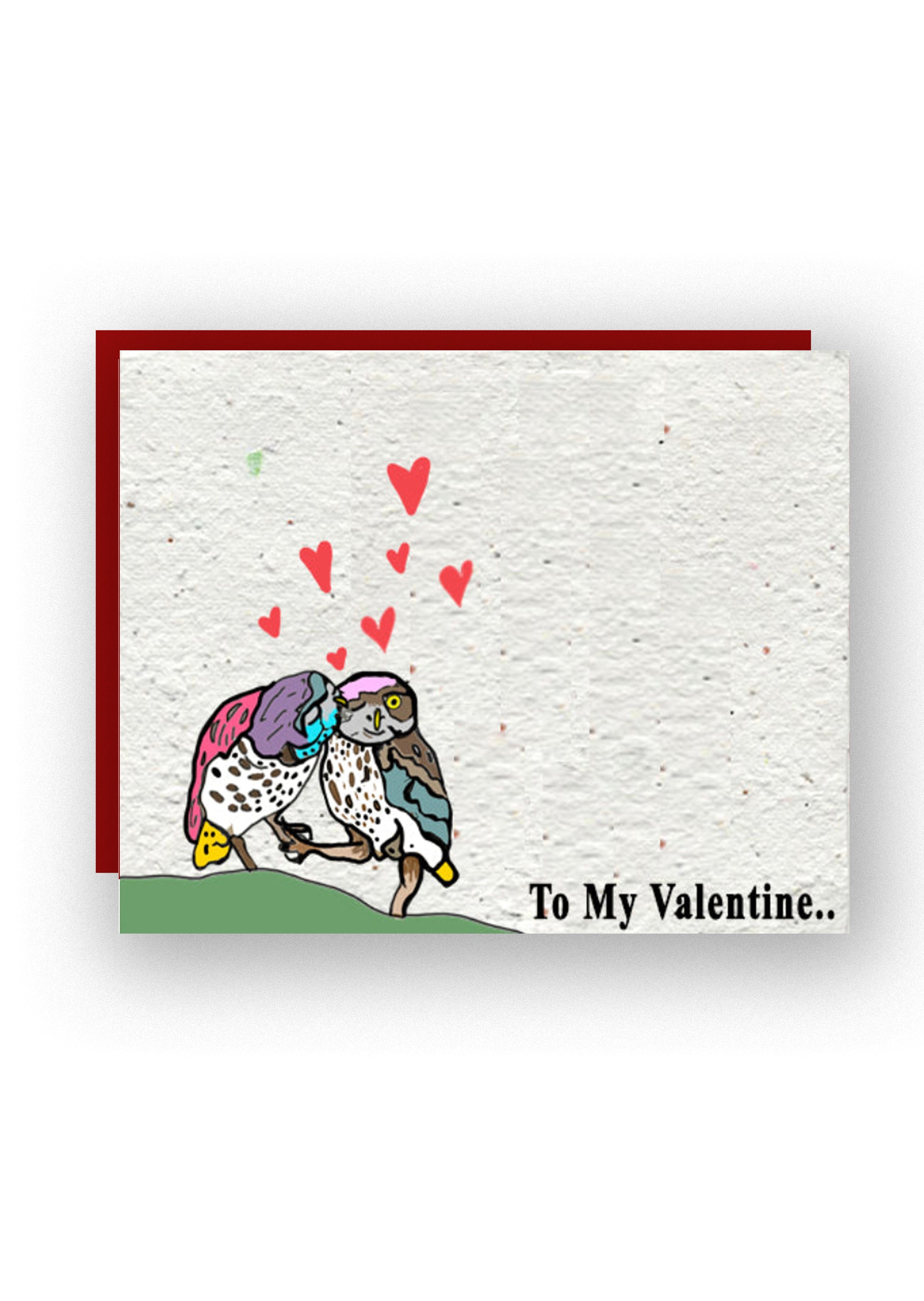 To My Valentine Wildflower Seed Paper Card