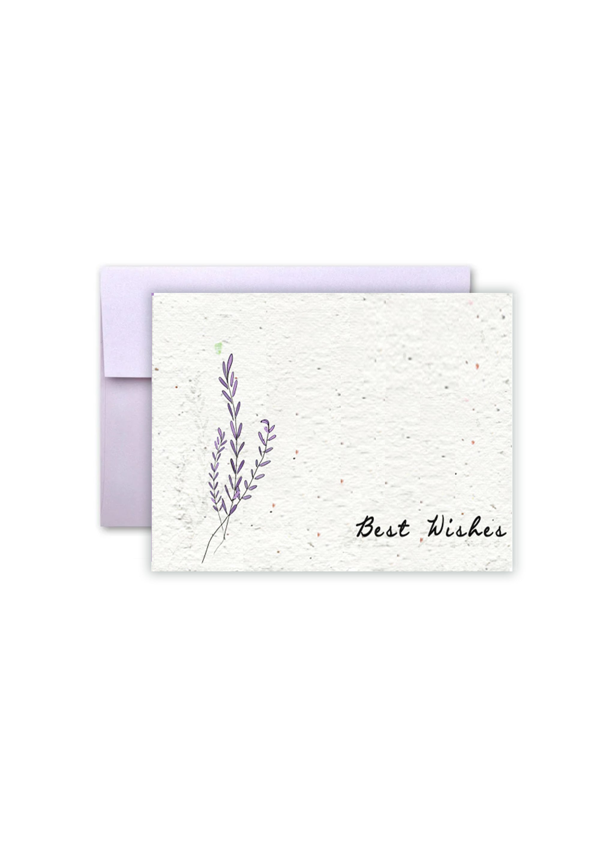 Blooming Wishes Eco-Friendly Seed Paper Greeting Card