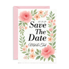 Blushing Blooms Save the Date