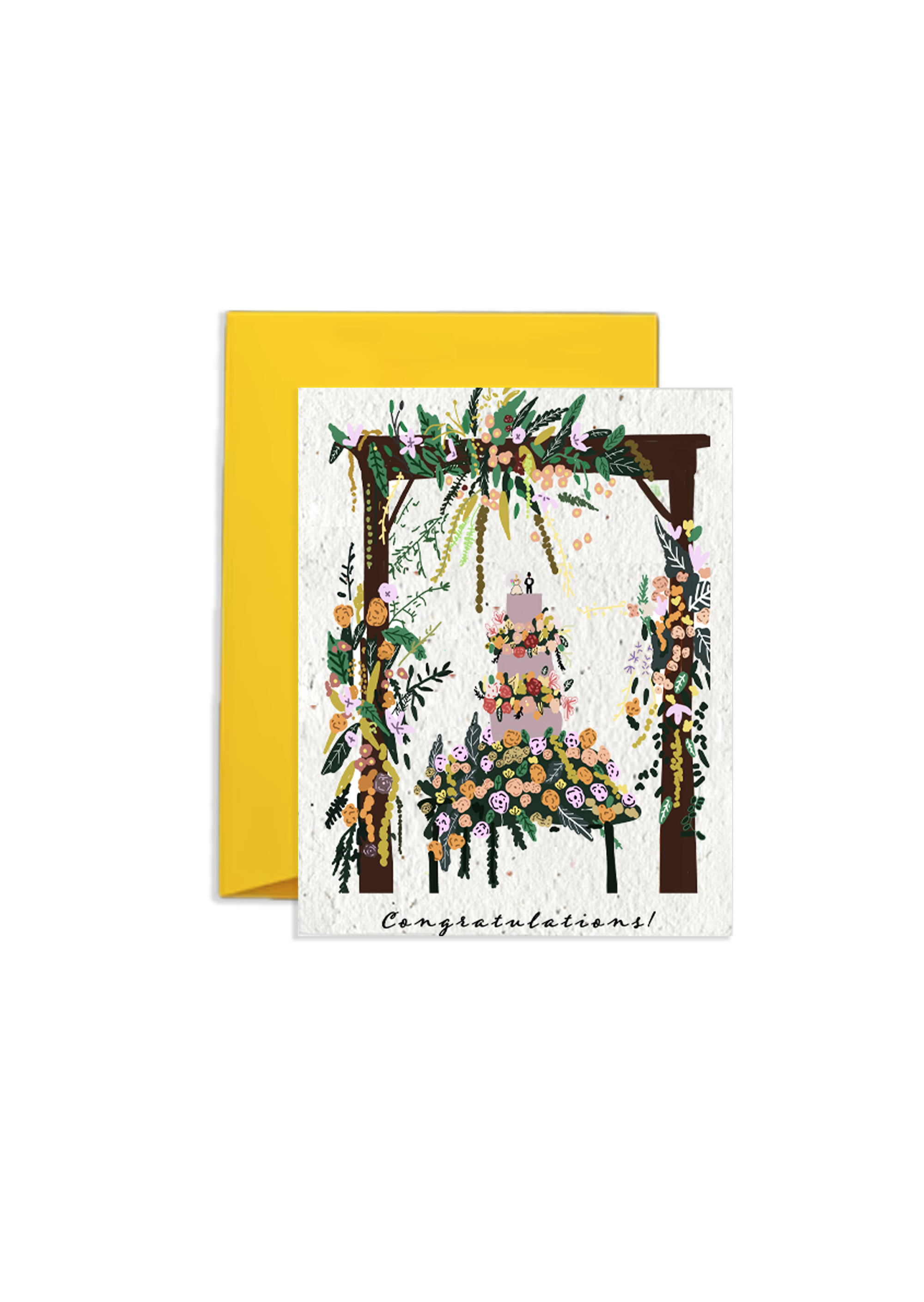 Blossom & Unite Wildflower Seed Wedding Card