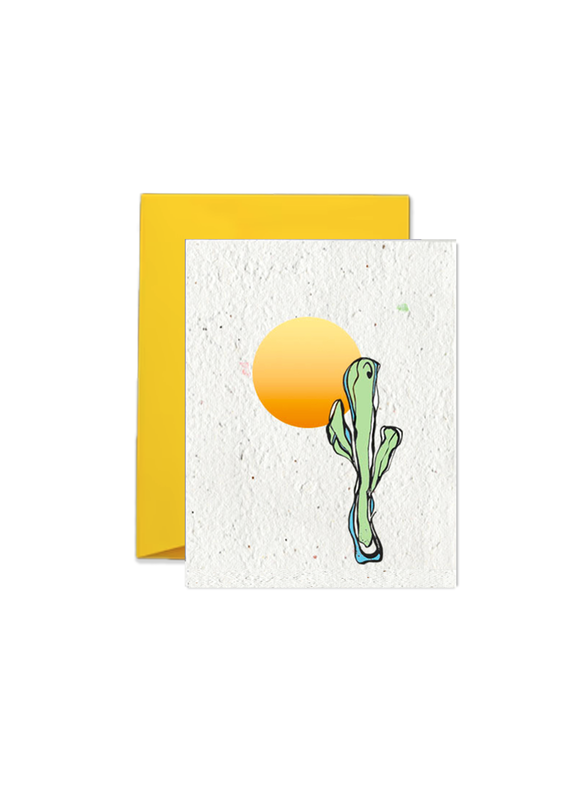 Blooming Desert Wishes Wildflower Seed Paper Card