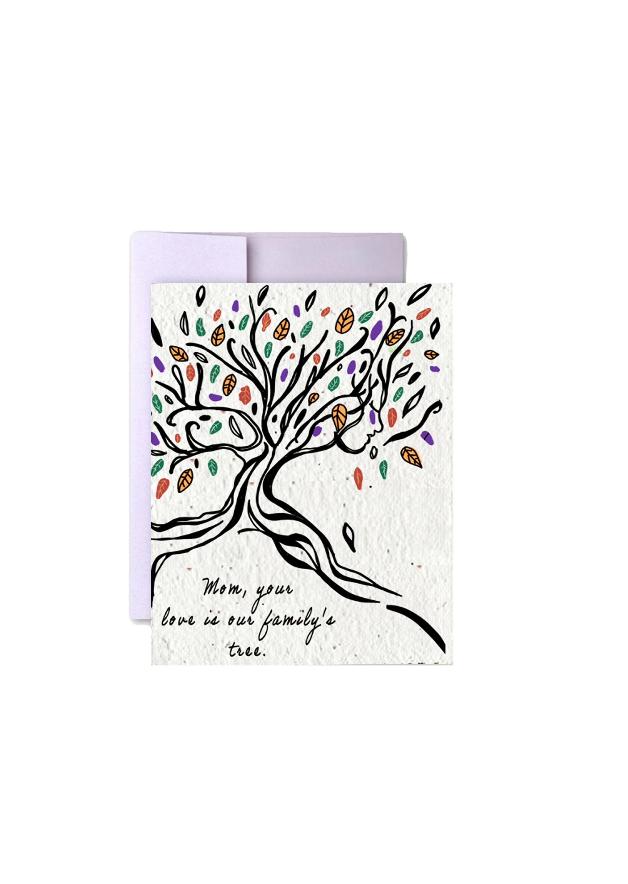 Roots of Love: Family Tree Tribute Card for Mom