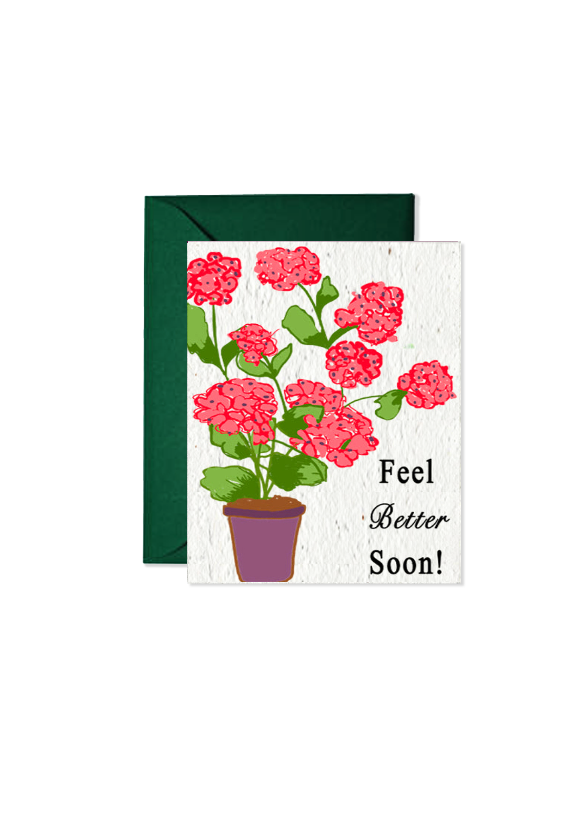 Thoughtful Wishes: Feel Better Wildflower Seed Paper Card
