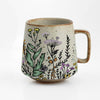 Floral Harmony Stoneware Mug