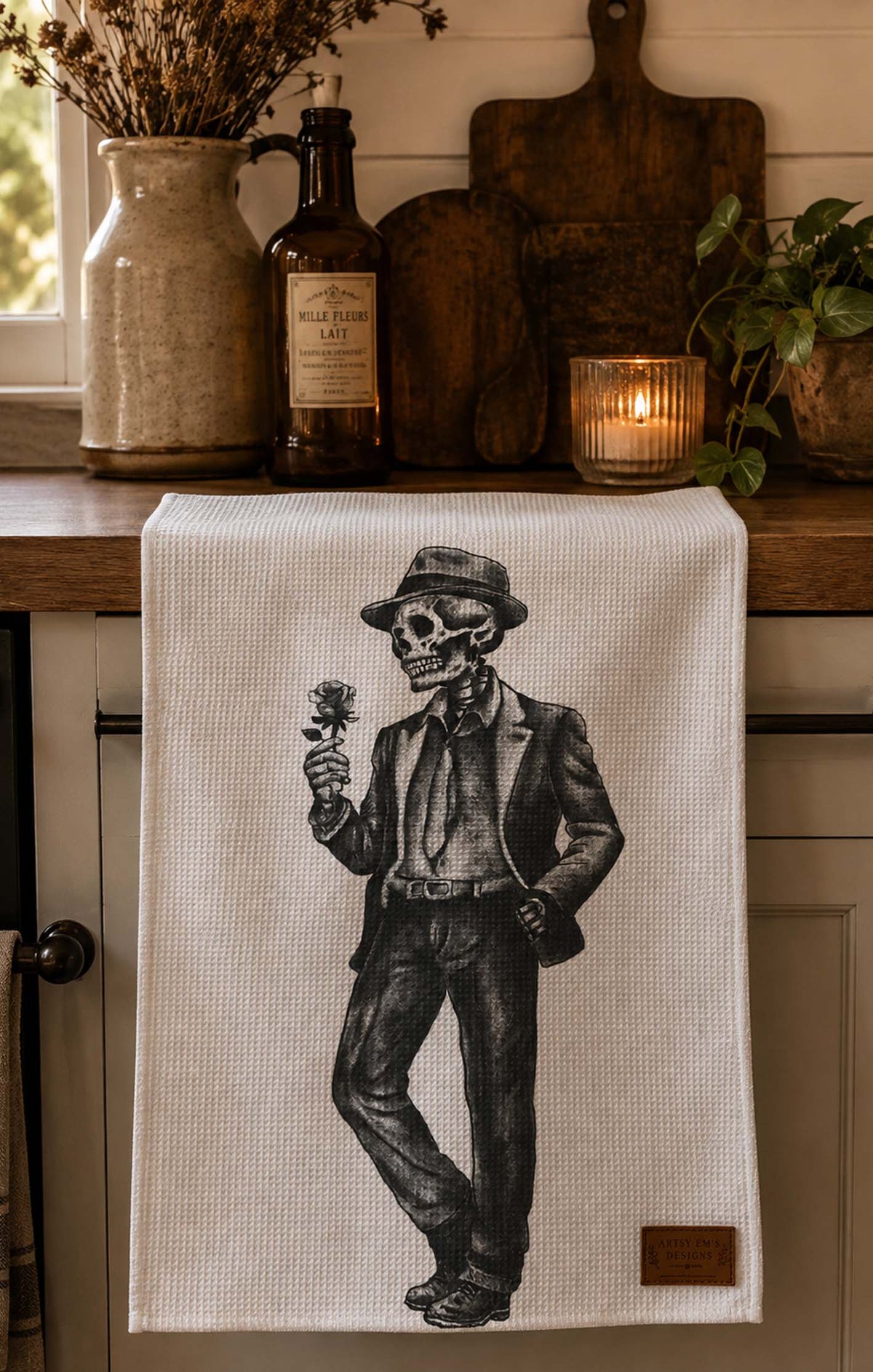 Gentlemen’s Bloom Style Tea Towel