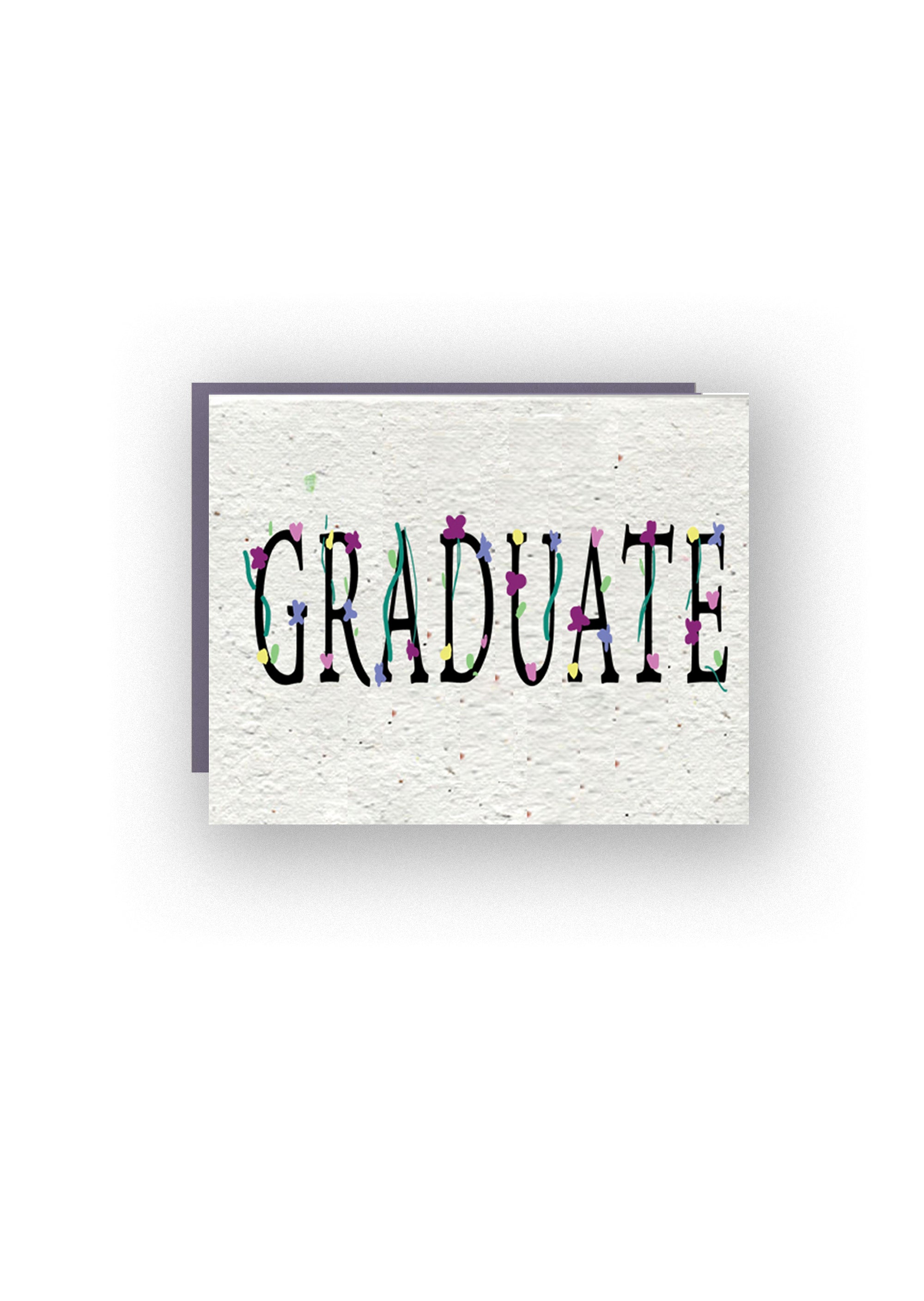 Graduate Wildflower Seed Paper Card