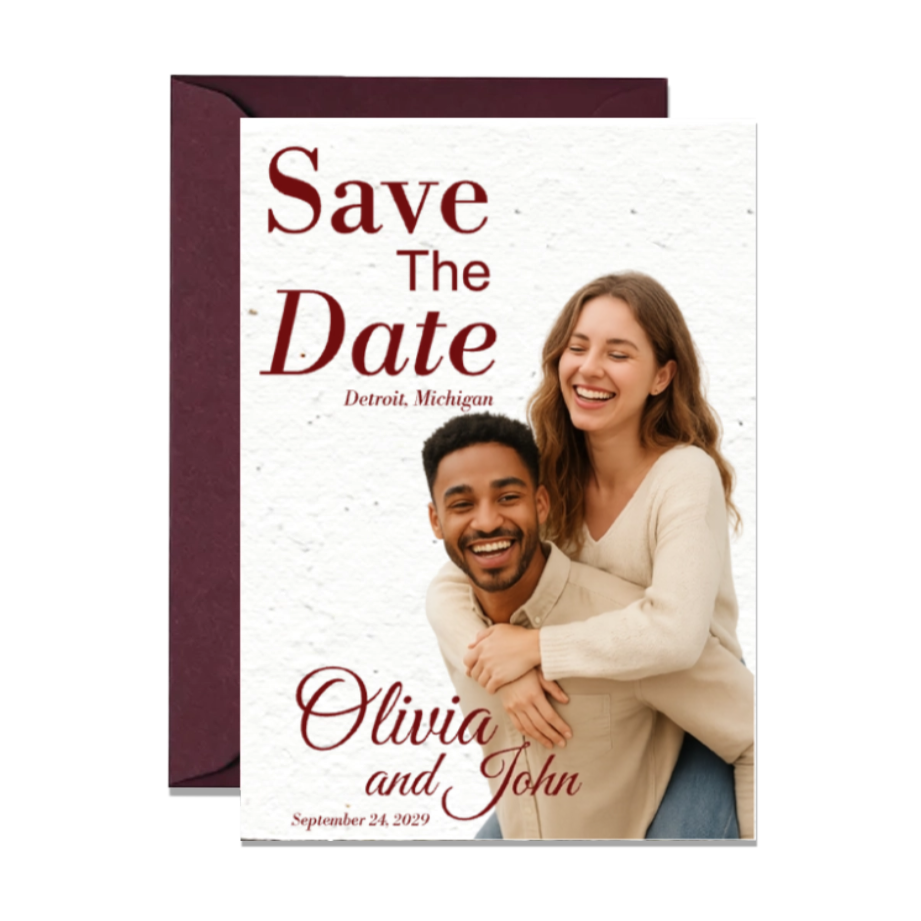 Happily Us Save The Date