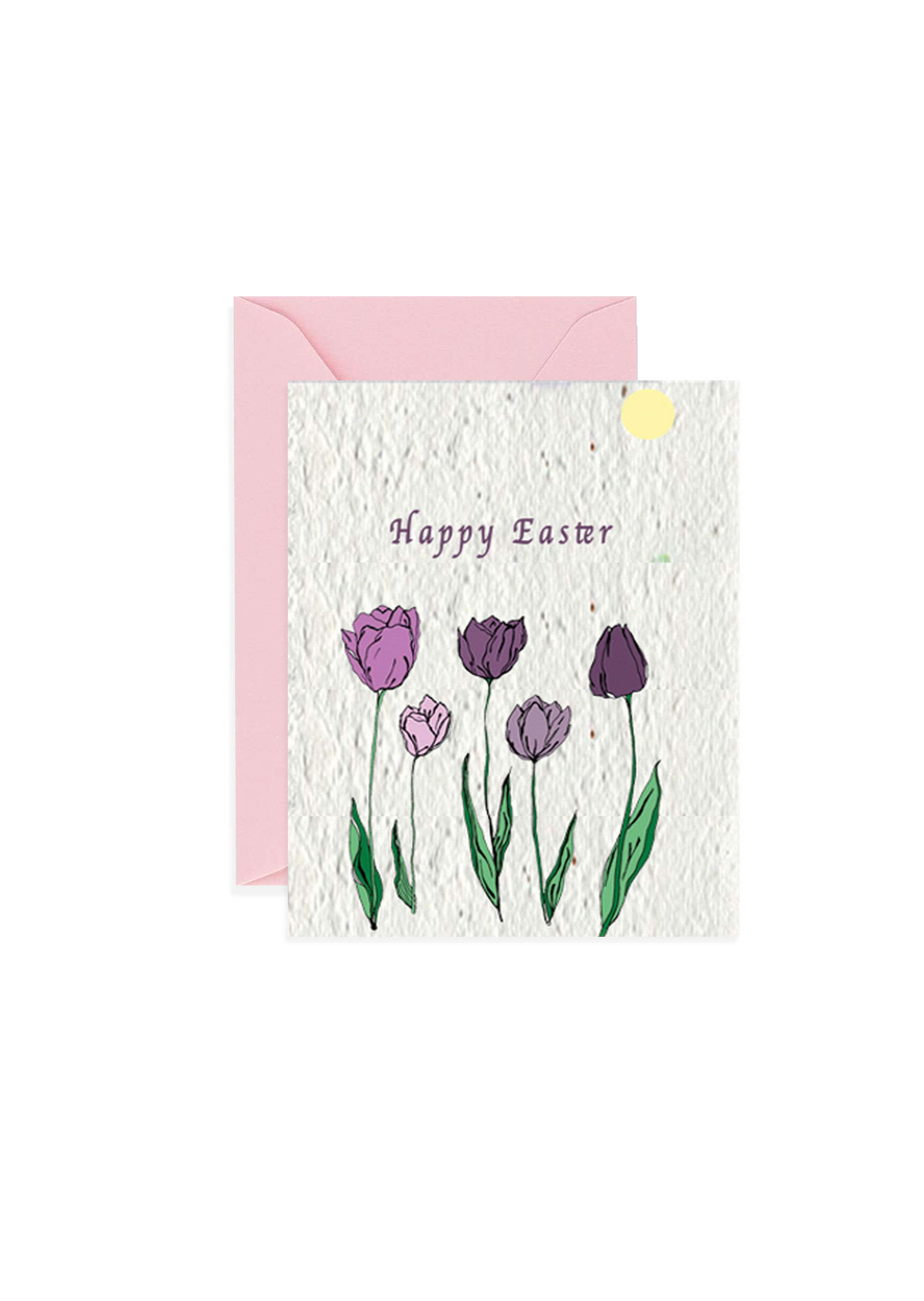 Happy Easter Tulips Wildflower Seed Paper
