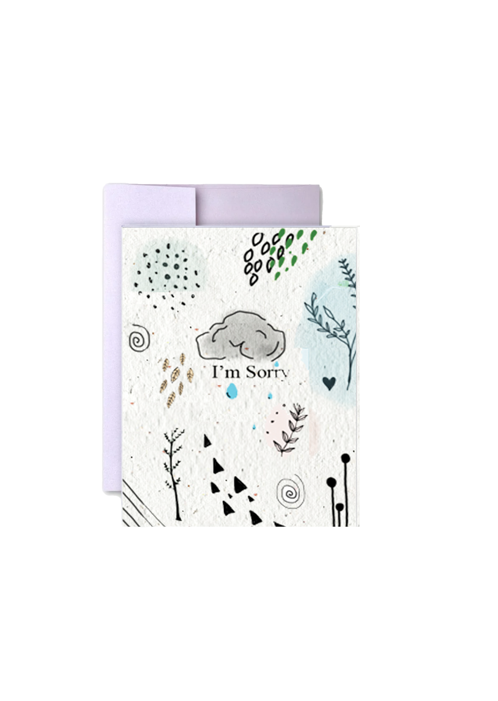 I'm Sorry  Wildflower Seed Paper Card