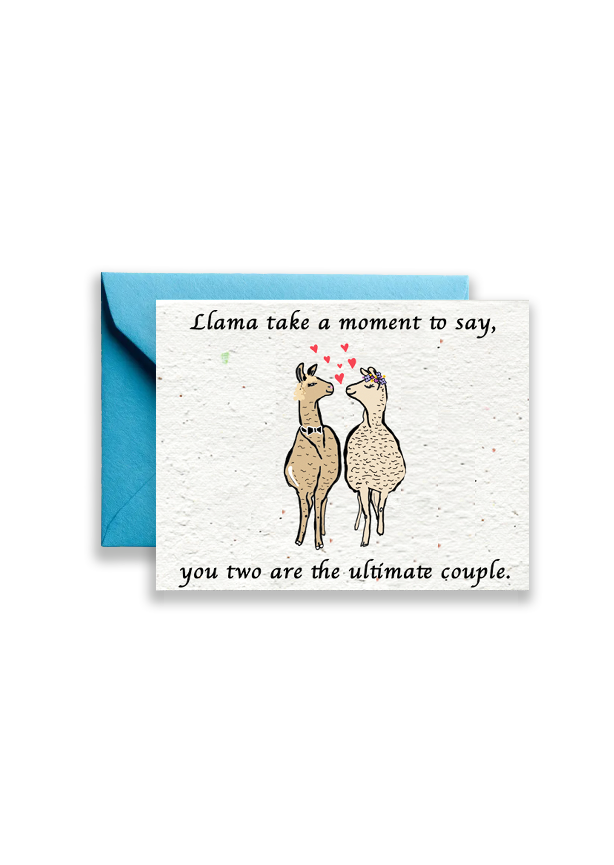 Llama Love Blooming Card