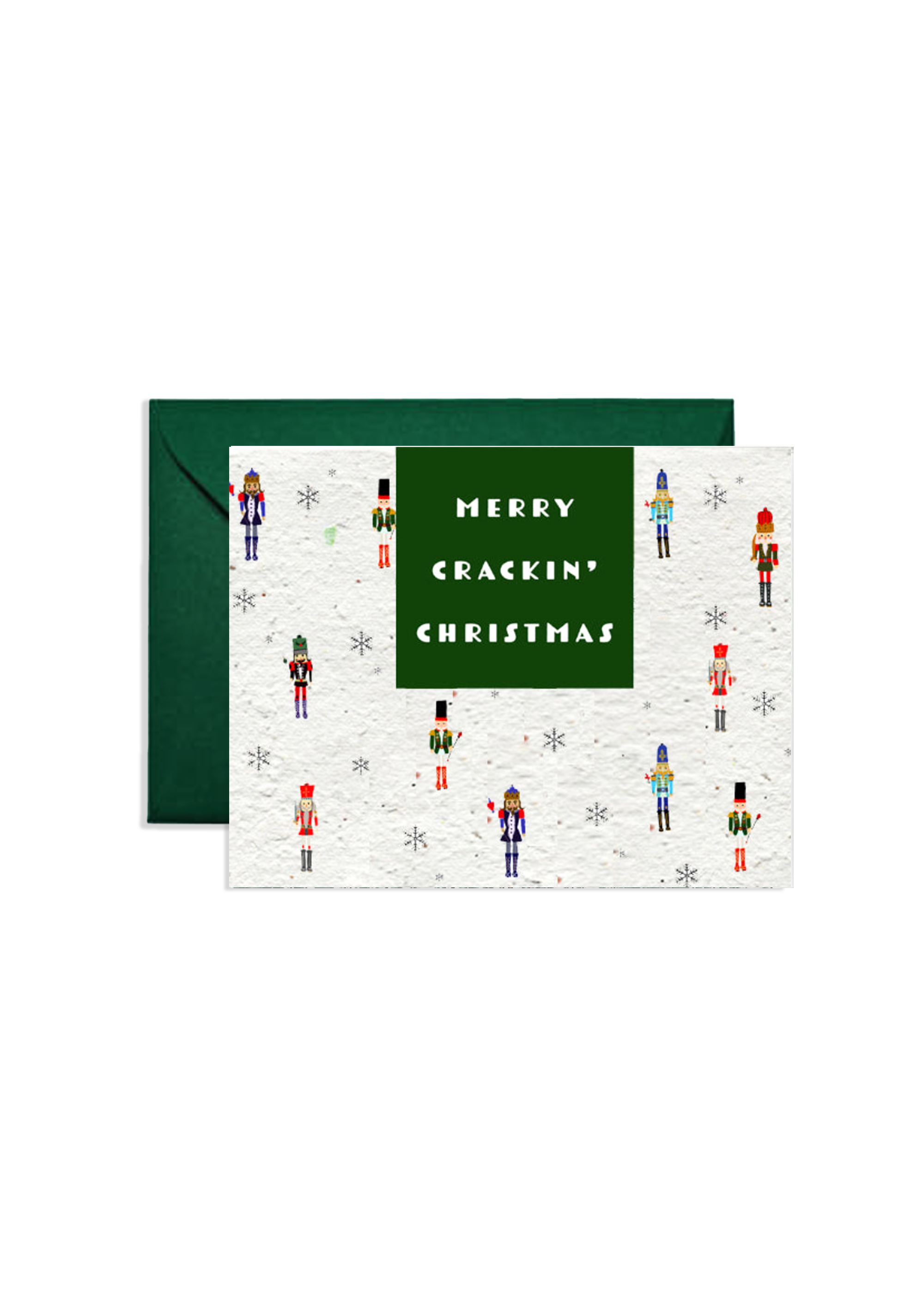 Merry Crackin' Christmas Wildflower Seed Paper Card