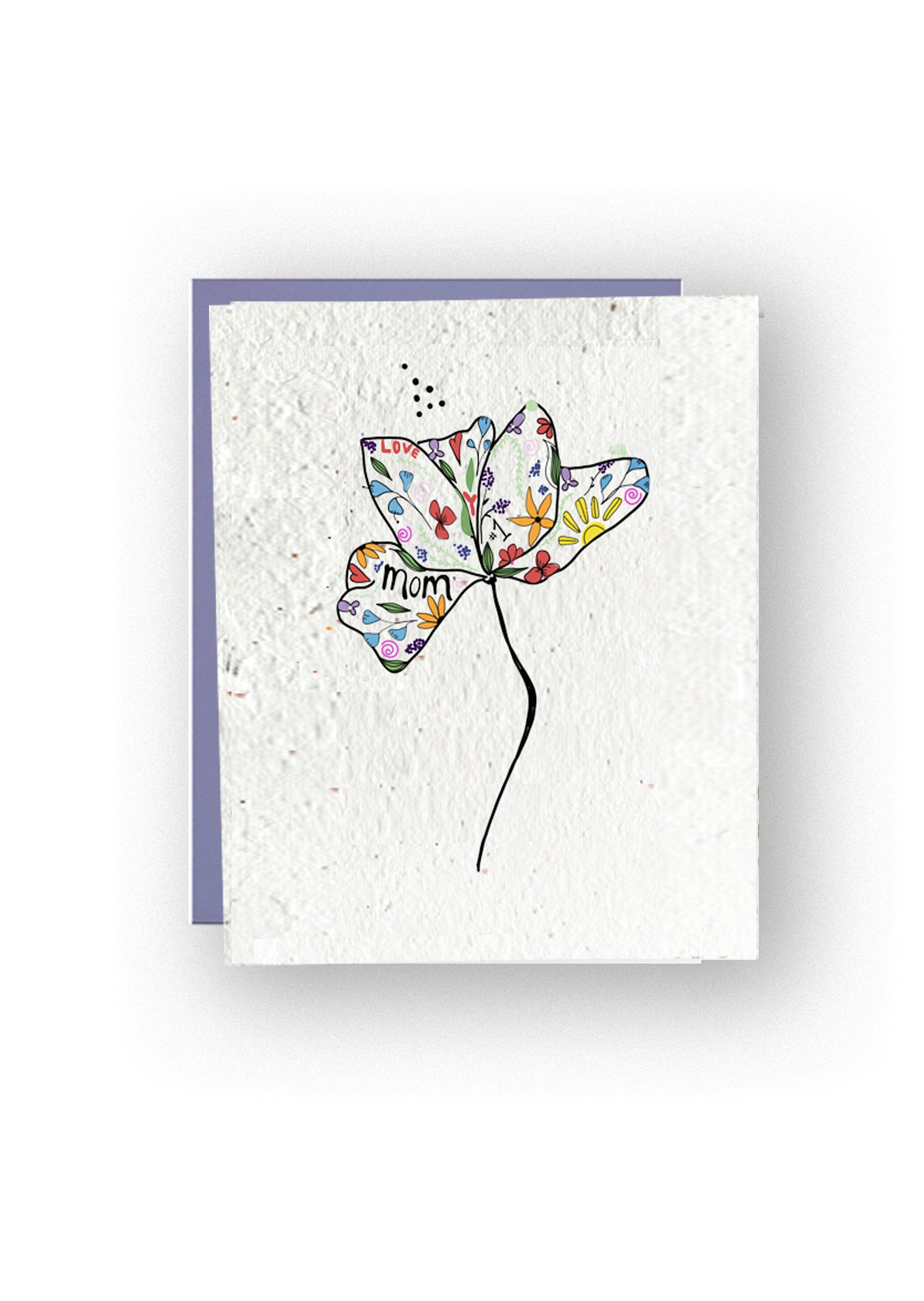 Blossoming Mother Love: Wildflower Seed Paper Mother's Day Card