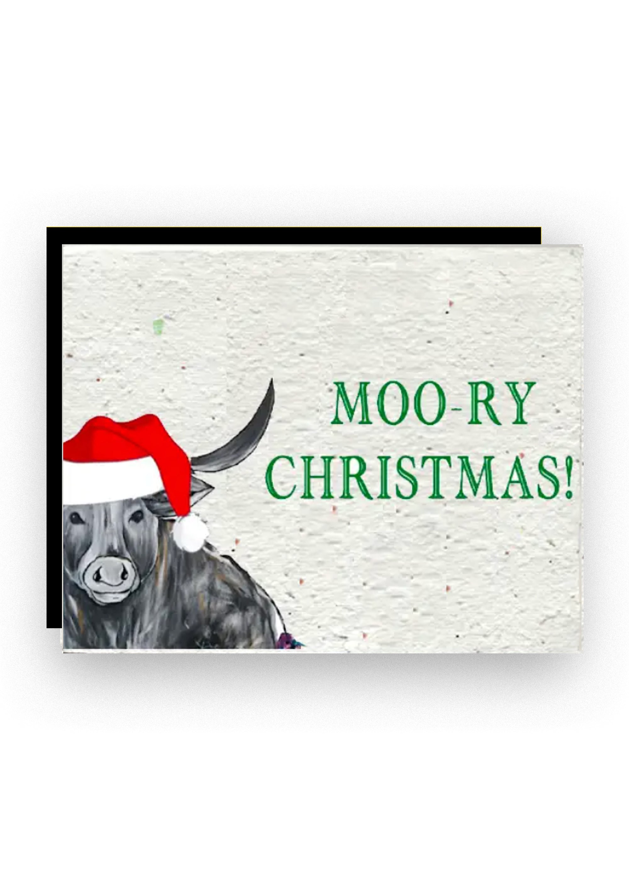 Moory Christmas! Wildflower Seed Paper Card