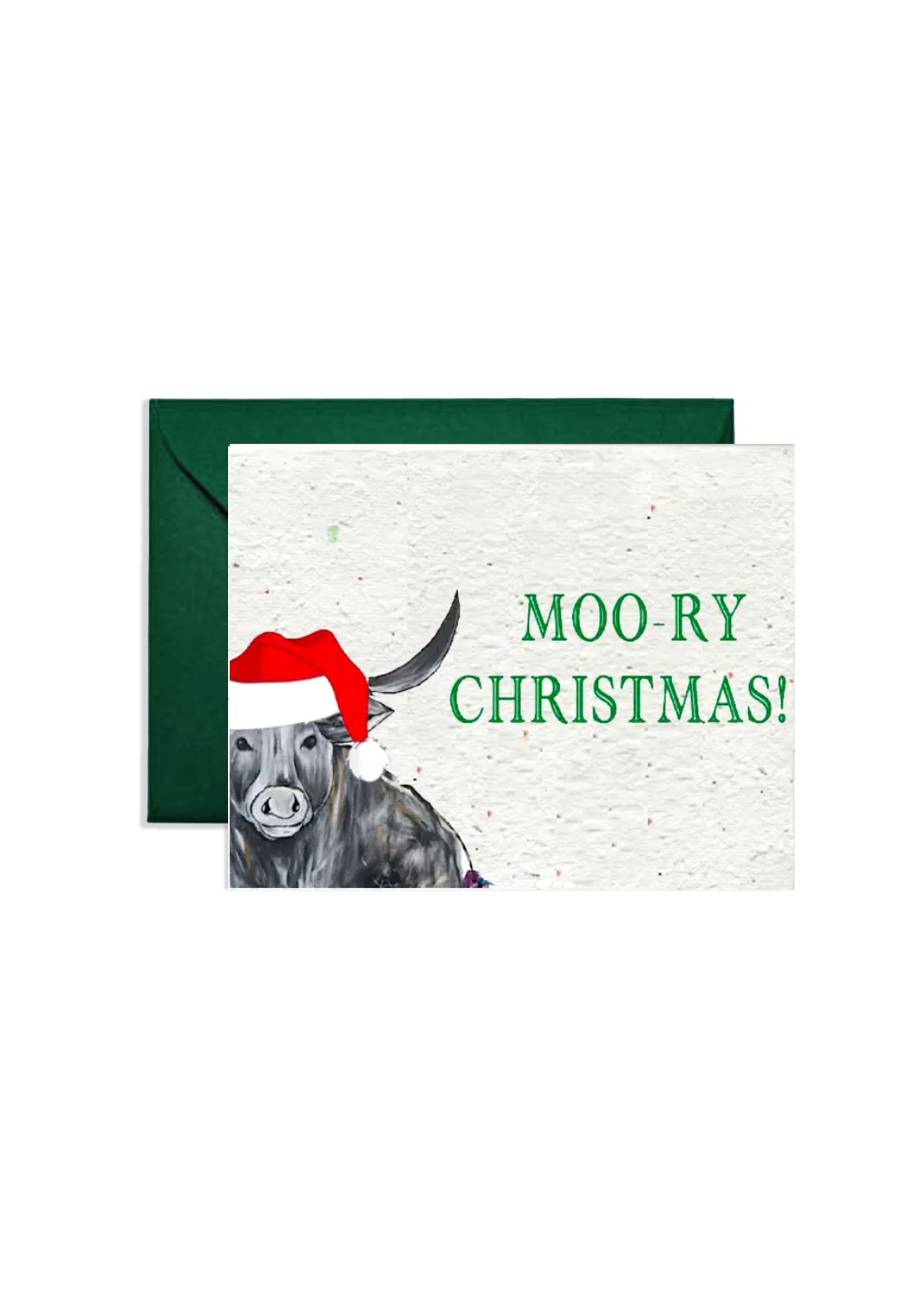 Moory Christmas! Wildflower Seed Paper Card