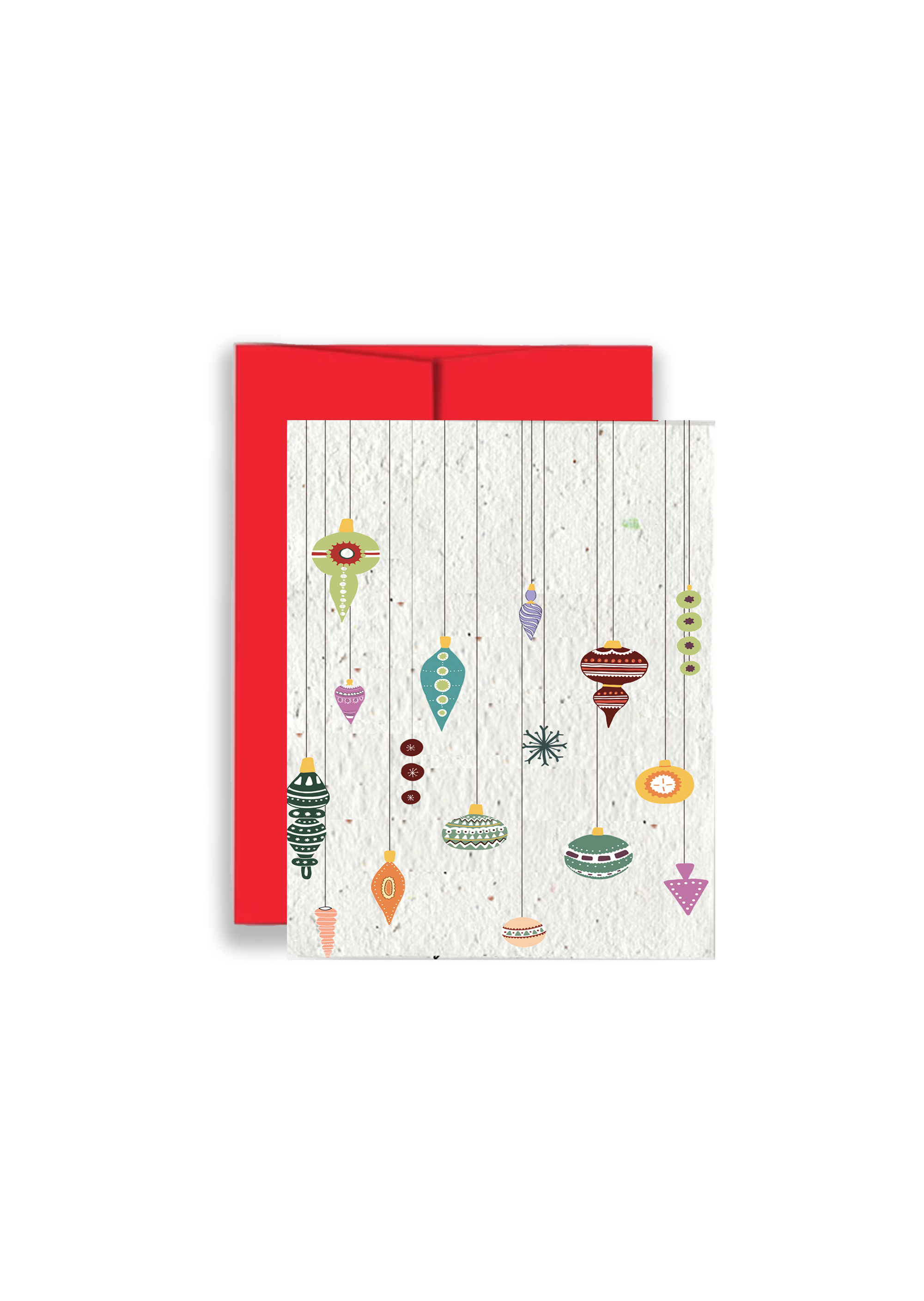 Ornament Bloom Wishes Wildflower Seed Paper Card