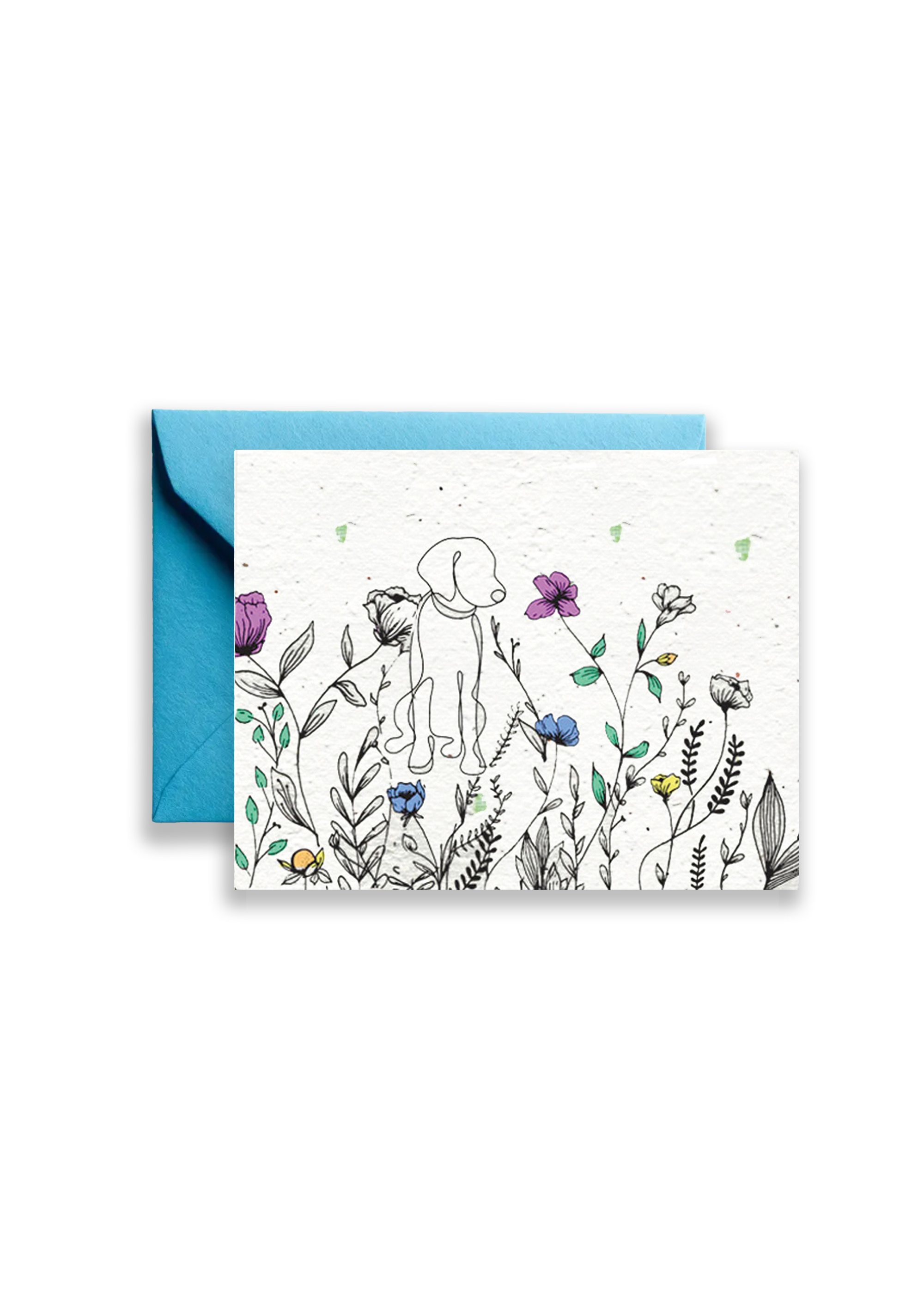 Pawsome Petal Remembrance Wildflower Seed Paper Card