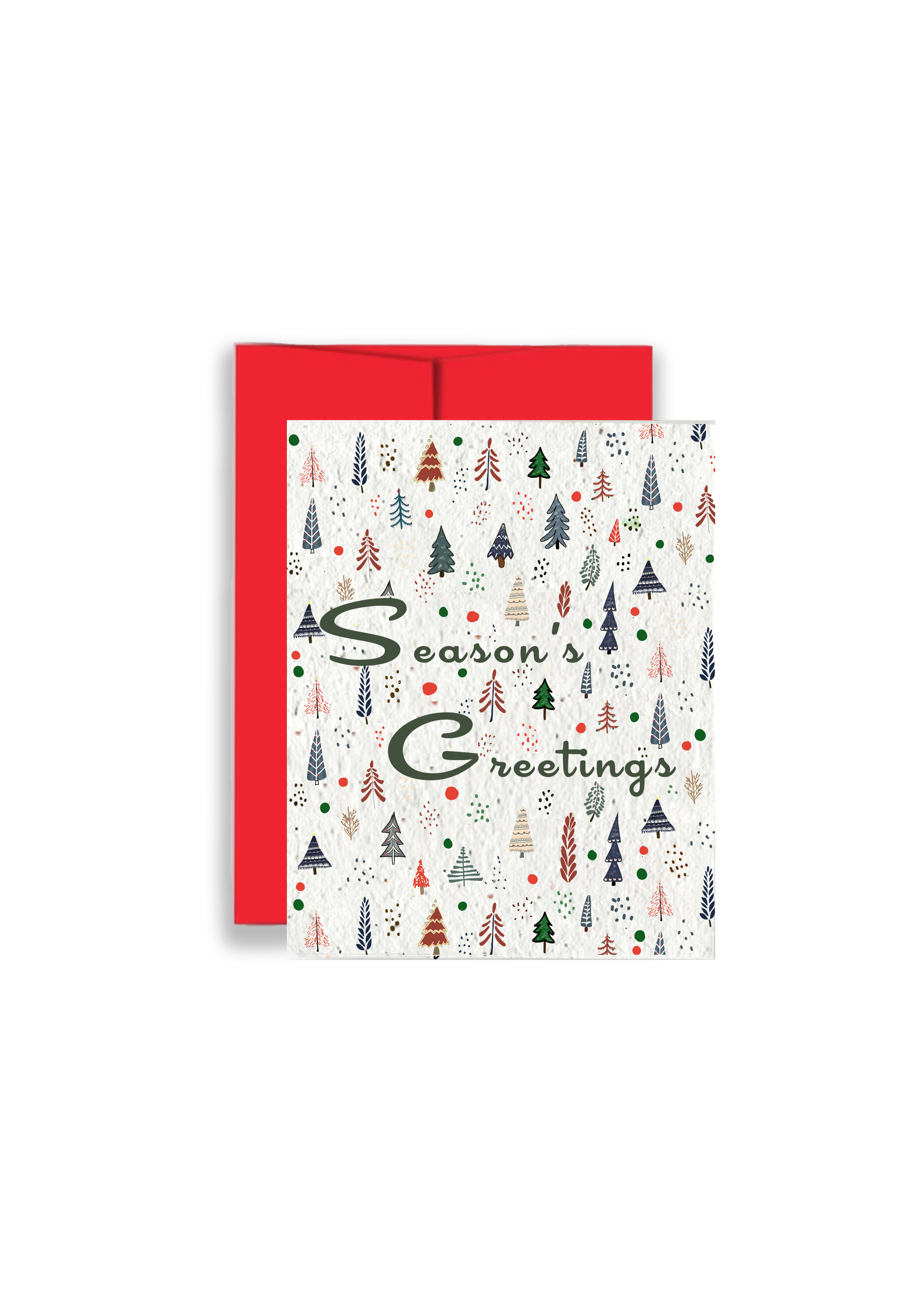 Season's Greetings Forest Wildflower Seed Paper Card