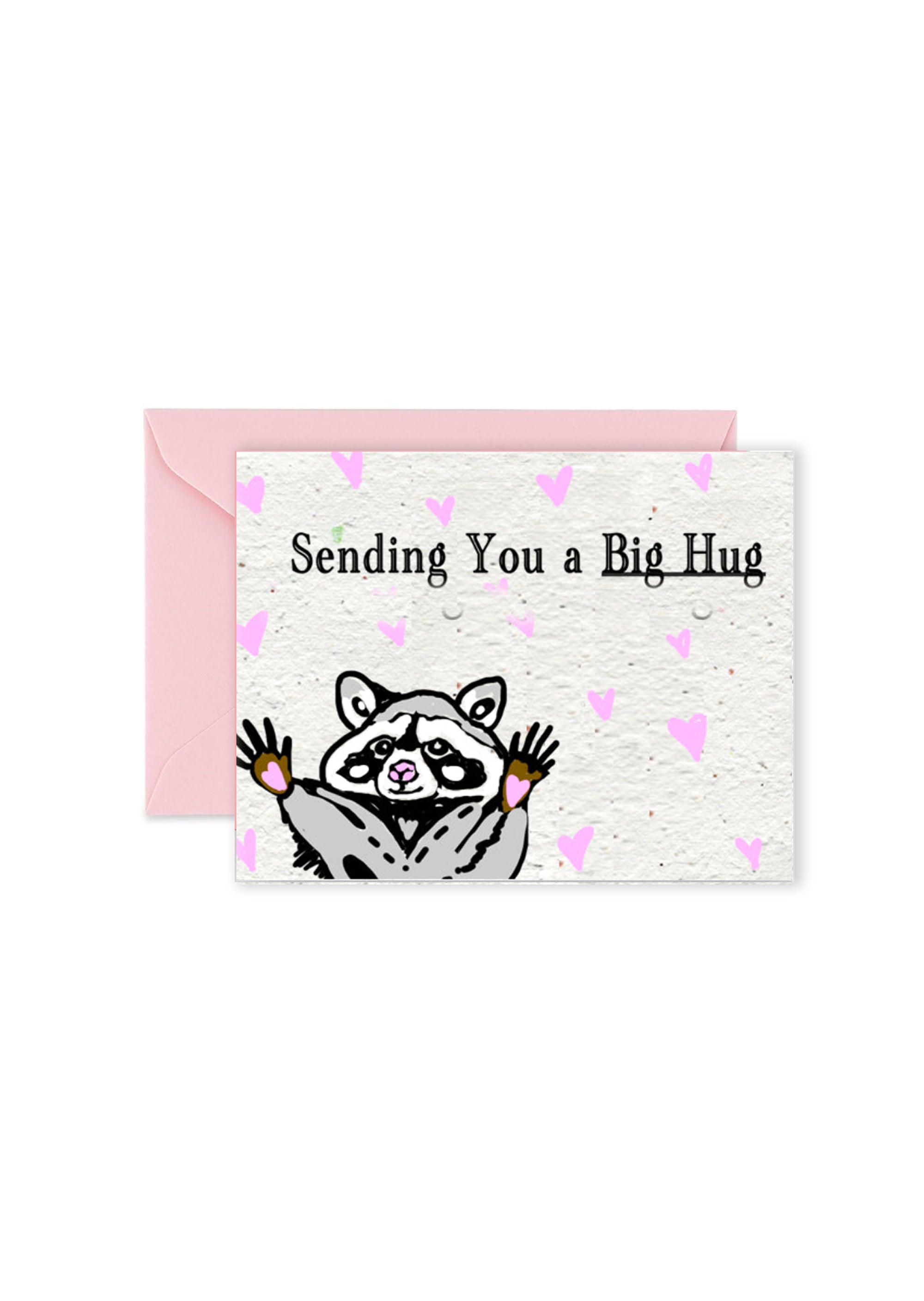 Sending You a Big Hug Wildflower Seed Paper Greeting Card