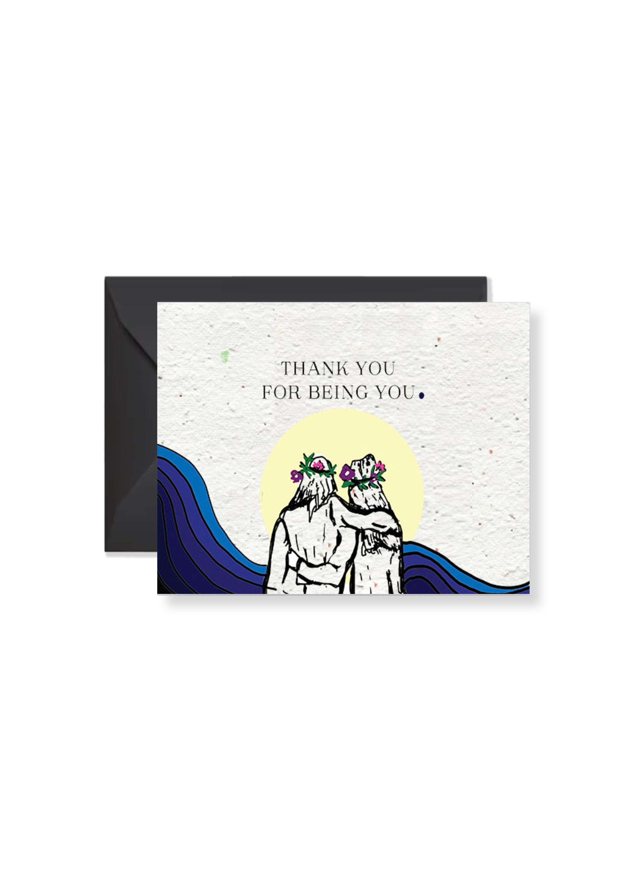 Thank You For Being You Wildflower Seed Paper Card