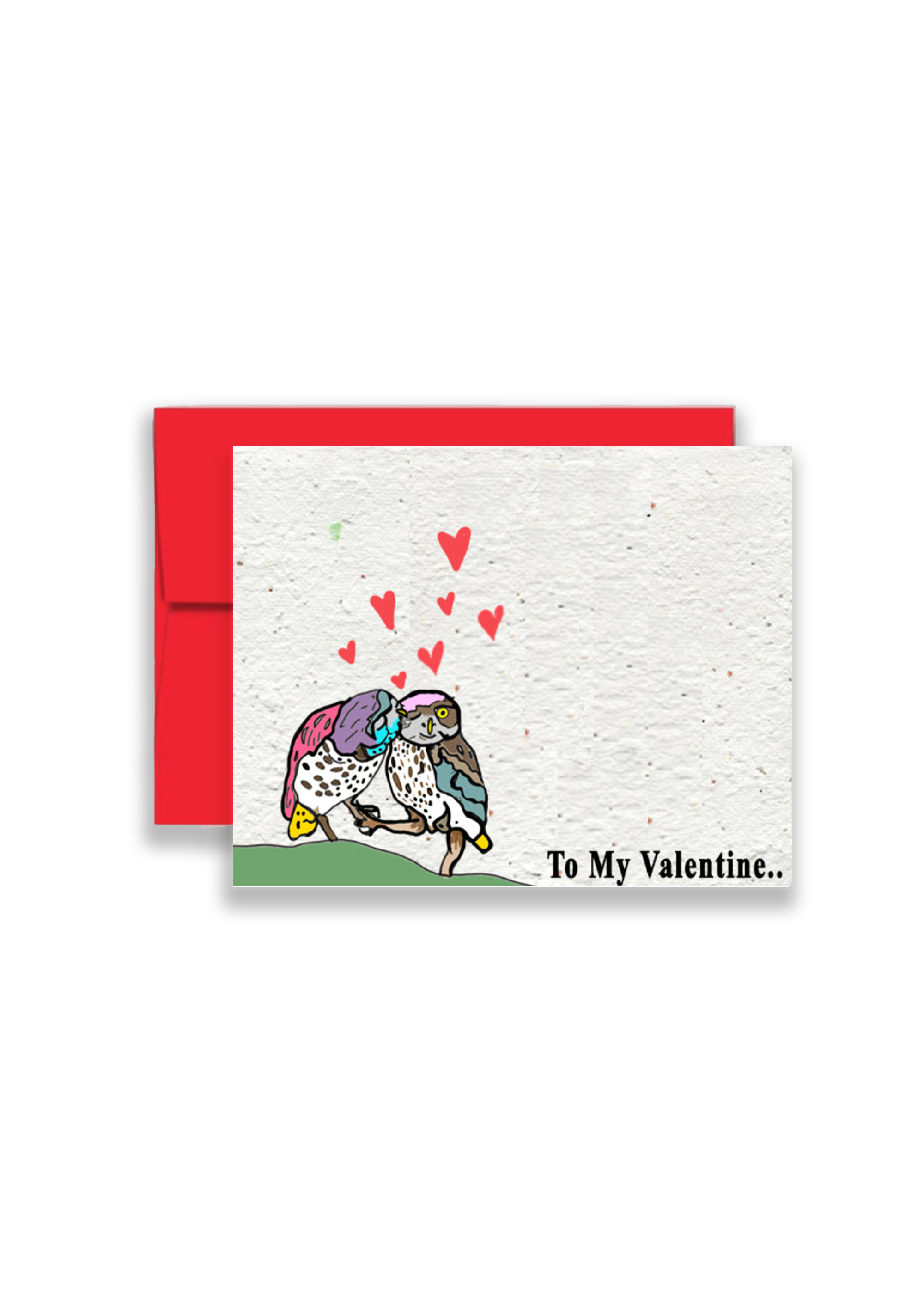 To My Valentine Wildflower Seed Paper Card