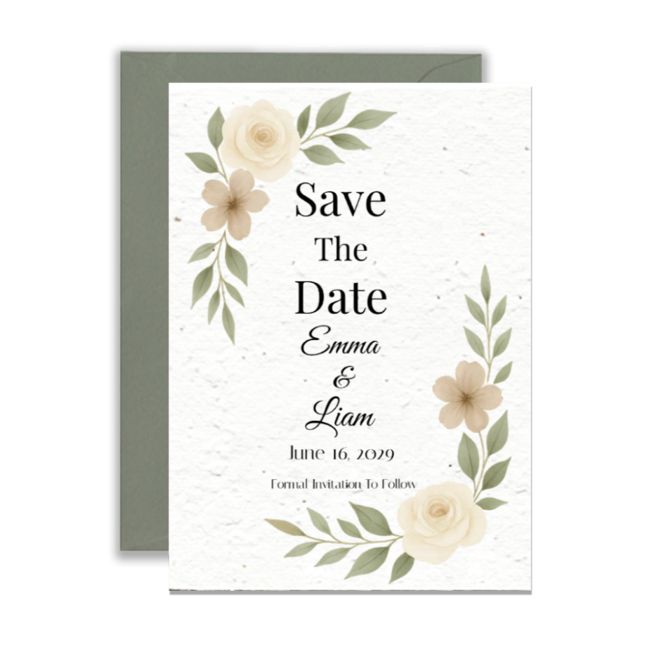 Whispering Blooms Save the Date