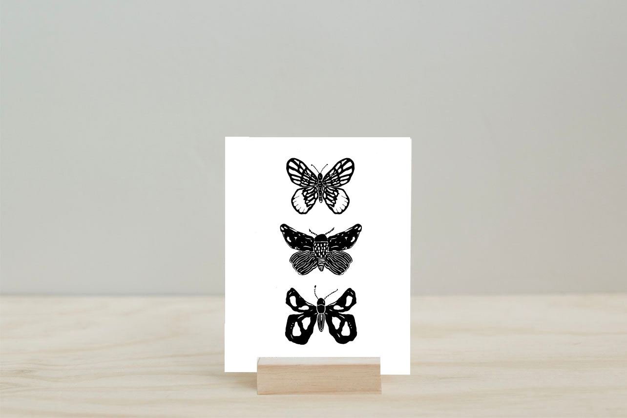 Butterfly Letterpress Greeting Card