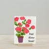 Thoughtful Wishes: Feel Better Wildflower Seed Paper Card